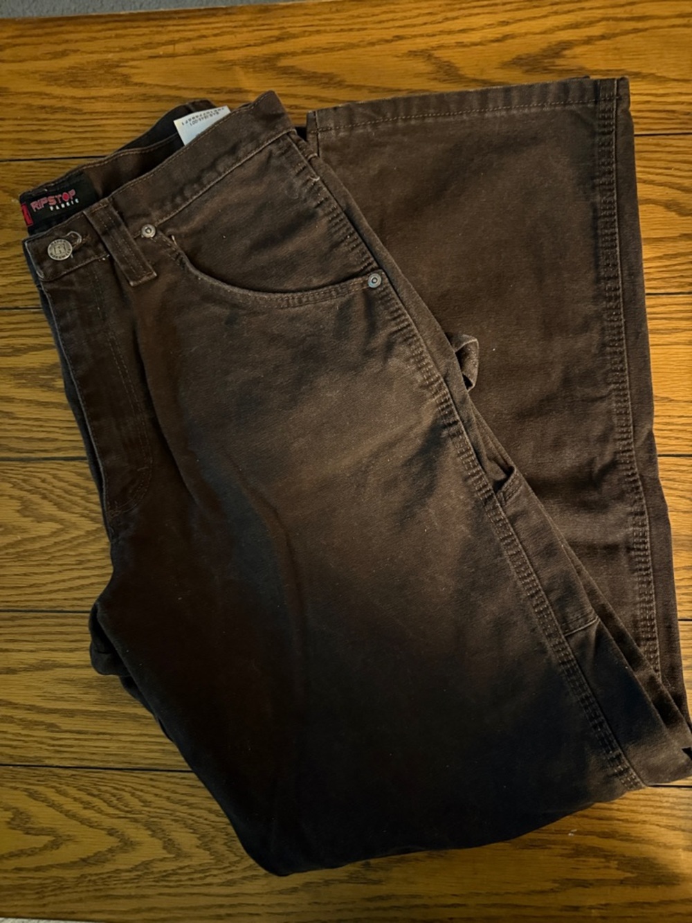 Riggs (by Wrangler) Men's Dark Brown Carpenter Pants